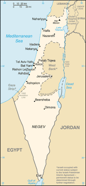 Israel Map Political Regional