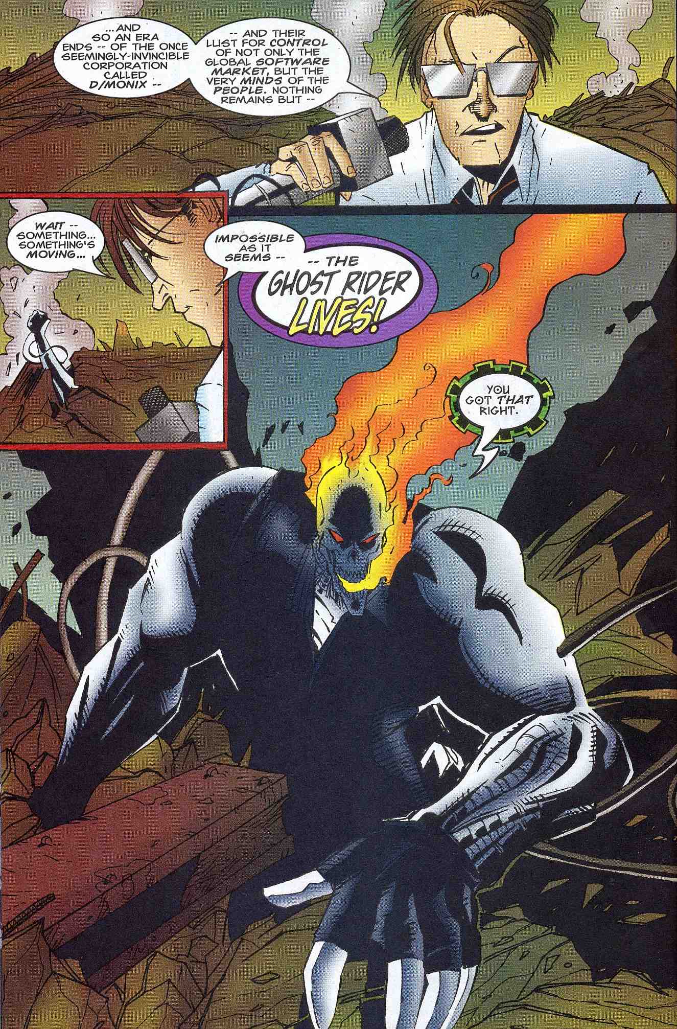 Read online Ghost Rider 2099 comic -  Issue #25 - 29