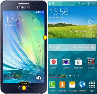Cara Screenshot Samsung Galaxy A3