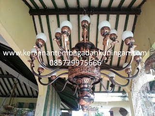 Lampu Hias Unik Tembaga Kuningan