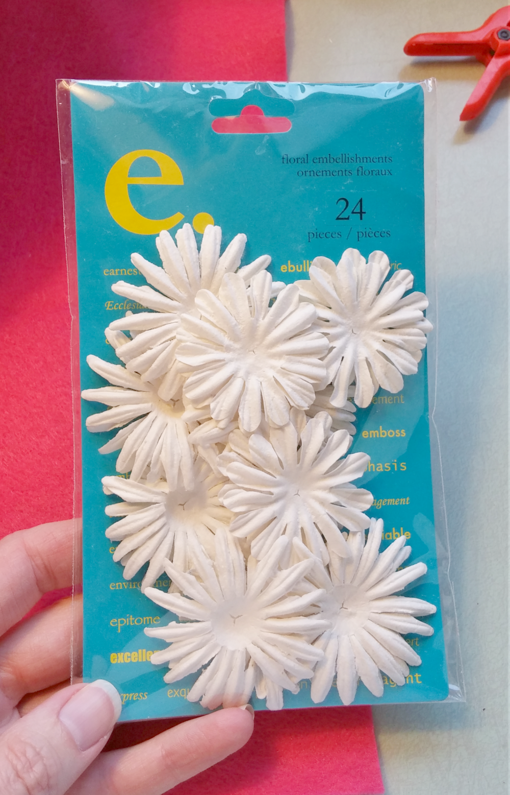 e. paper flowers