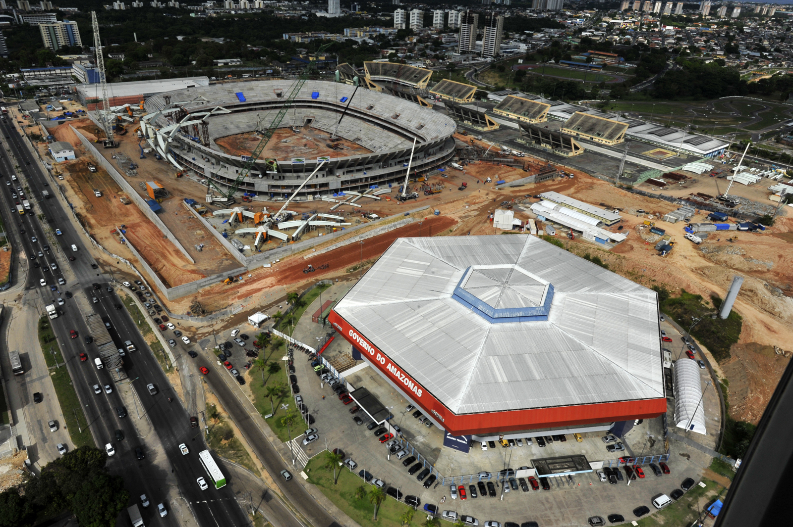 ALFREDO FERNANDES: NOVAS IMAGENS AÉREAS DA ARENA DA AMAZÔNIA