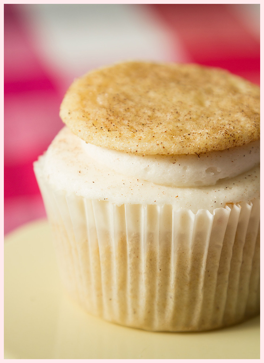 How Sweet It Is Snickerdoodle Cupcakes