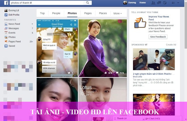 Hướng dẫn cách up hình ảnh – video lên Facebook không bị giảm chất lượng