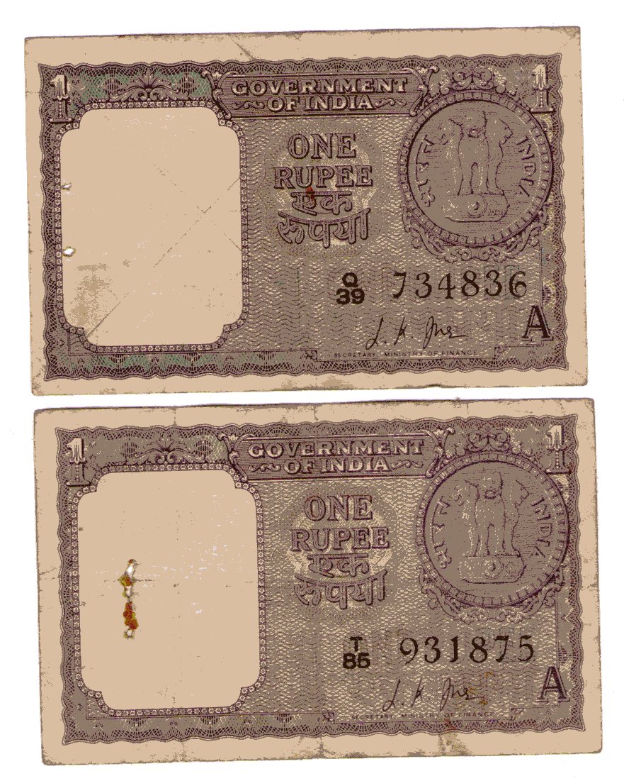 OLD ANTIQUES OF MISS PRINT NOTES AND COINS OF REPUBLIC INDIA ONE