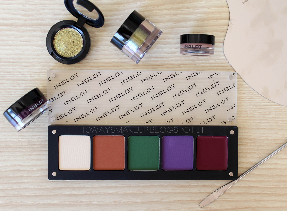 Inglot haul swatches