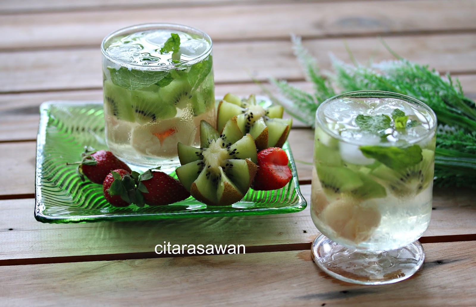 Kiwi Lychee Punch Soda Resepi Terbaik