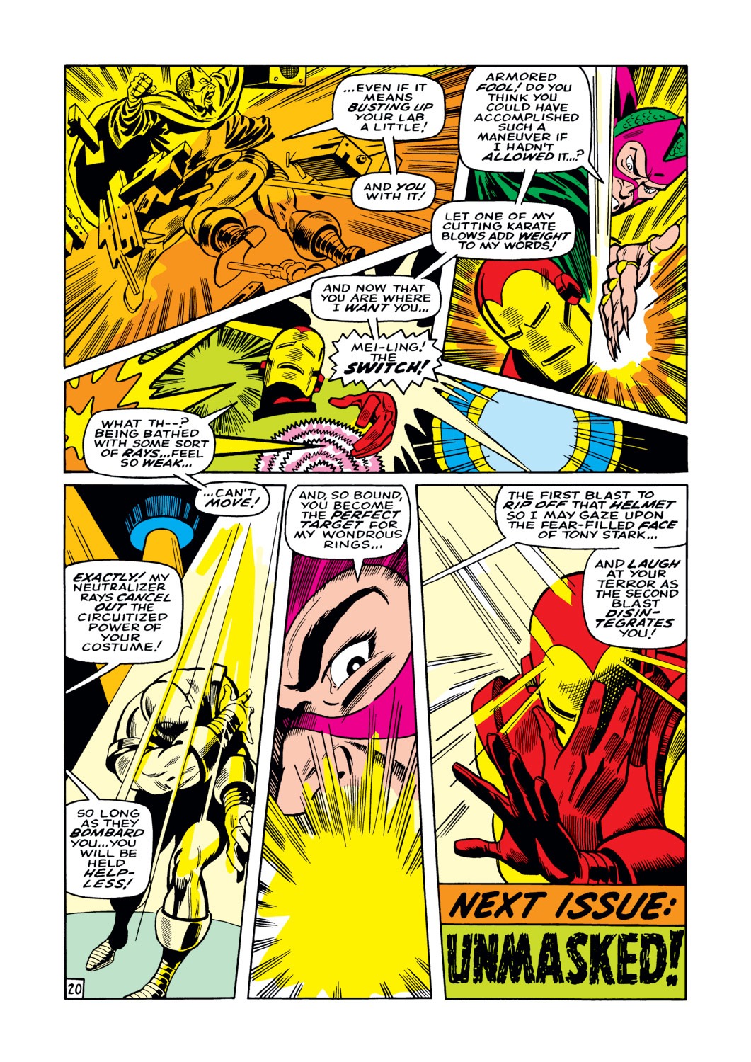 Read online Iron Man (1968) comic -  Issue #10 - 21