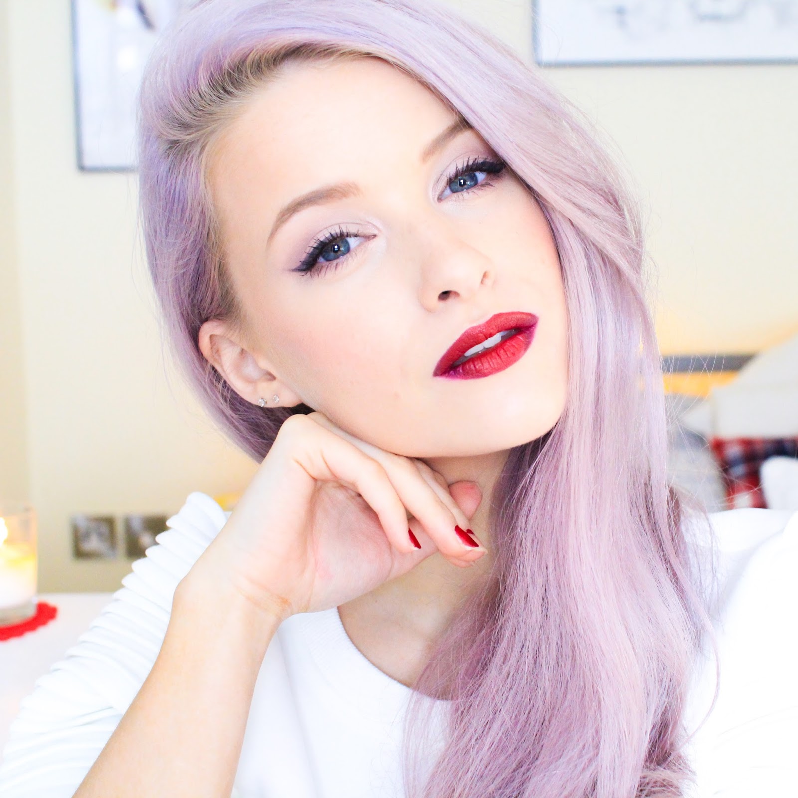 How To: The Bold Red and Purple Autumn Lip