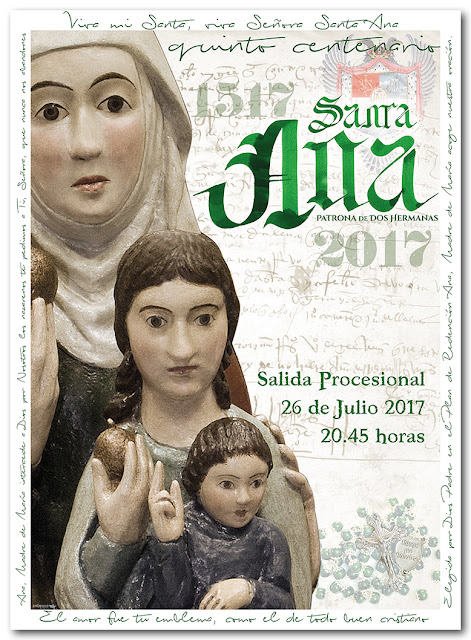 Cartel Santa Ana 2017, autor: José María Gordillo Molina