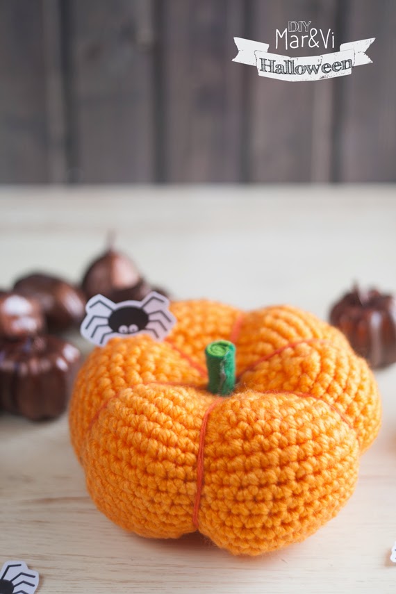 Calabaza amigurumi paso a paso