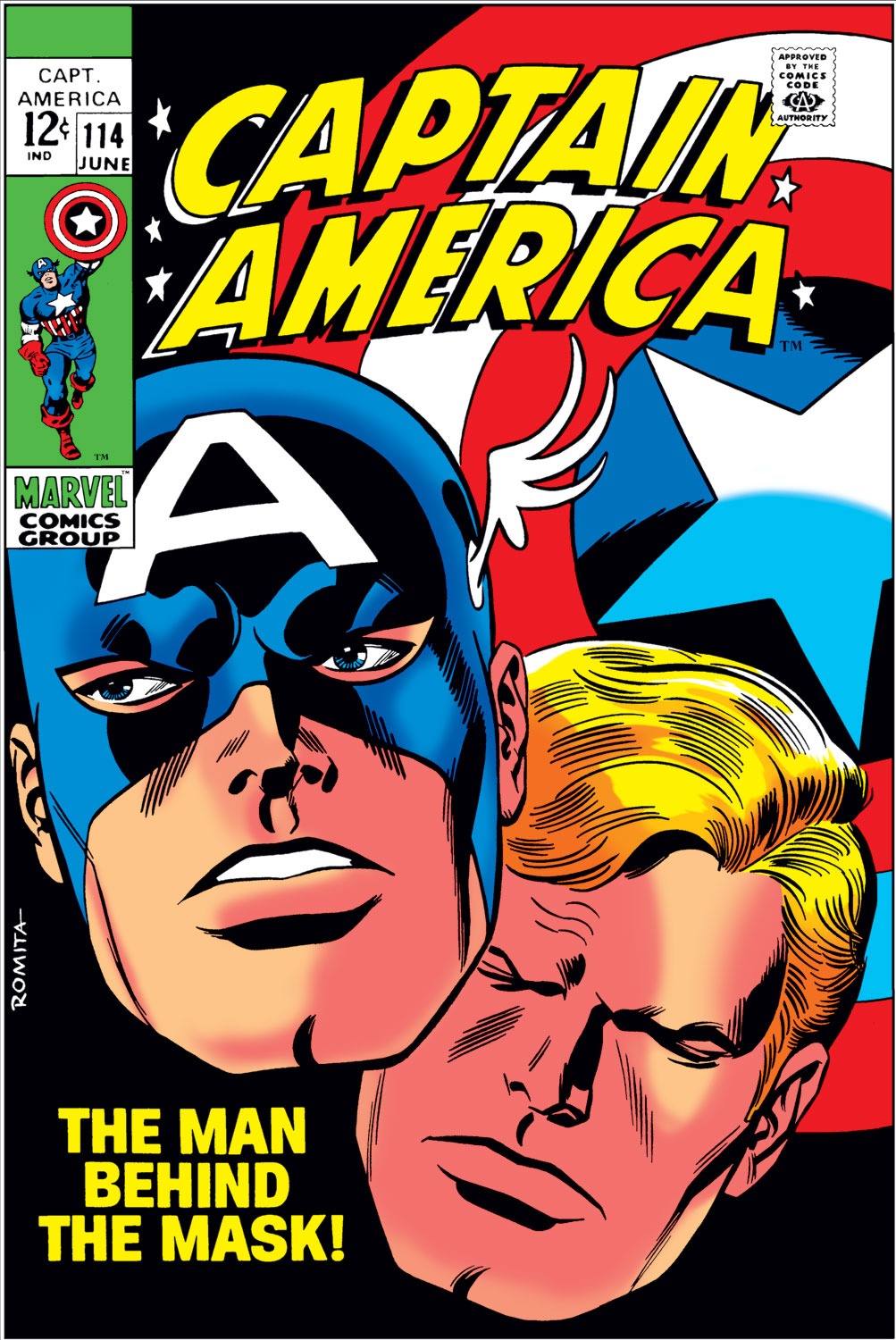 Read online Captain America (1968) comic -  Issue #114 - 1