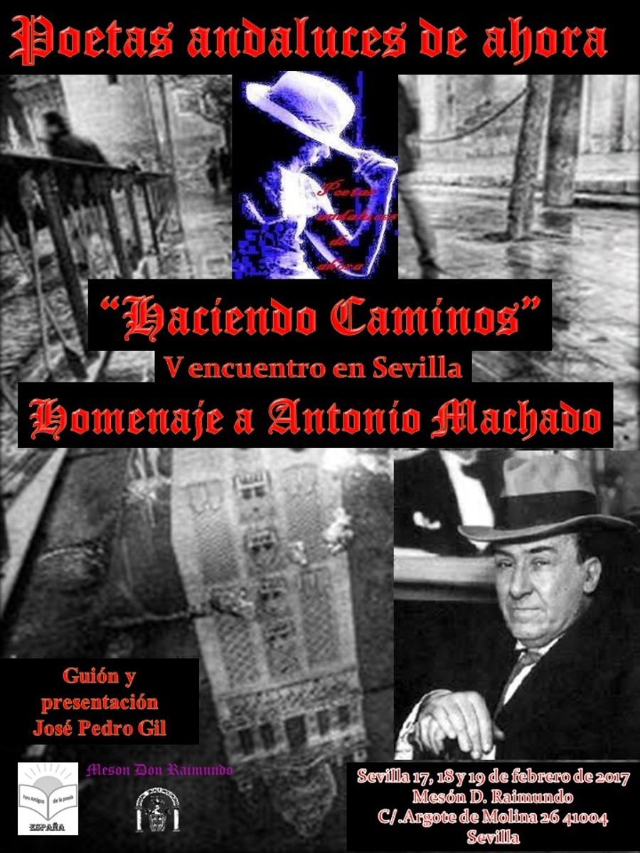 CARTEL DEL V ENCUENTRO. "HACIENDO CAMINOS"