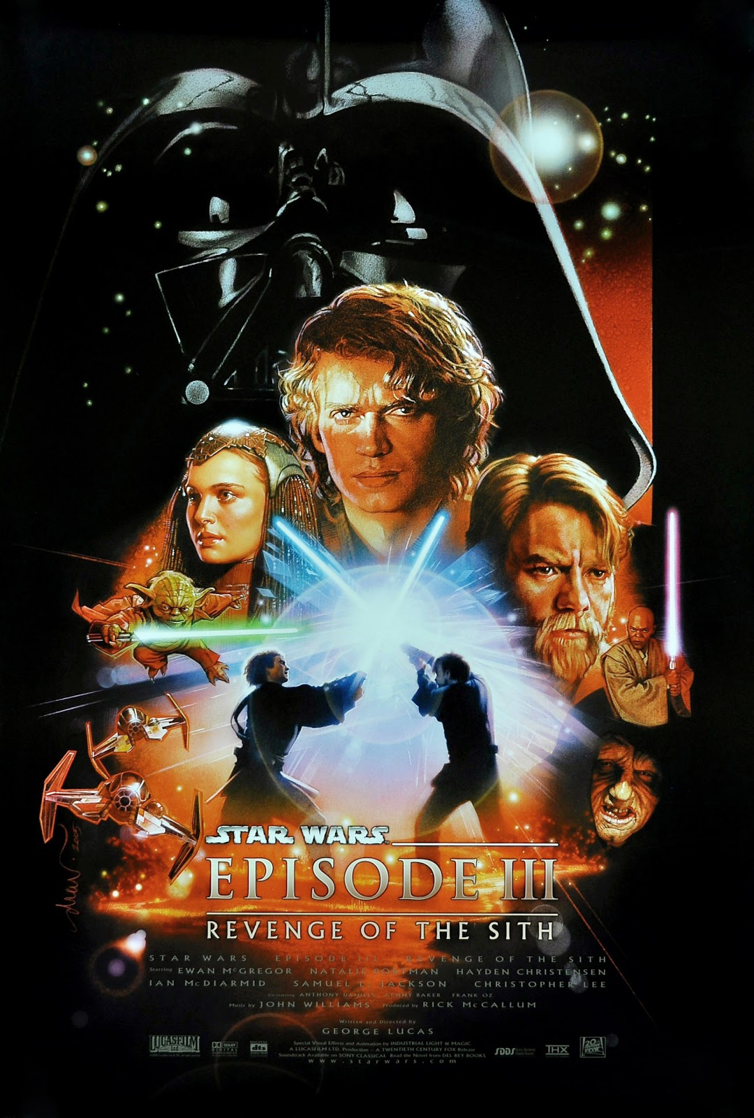 The Geeky Nerfherder Movie Poster Art Star Wars Revenge Of The Sith (2005) The Geeky Nerfherder Movie Poster Art Star Wars Revenge Of The Sith (2005)