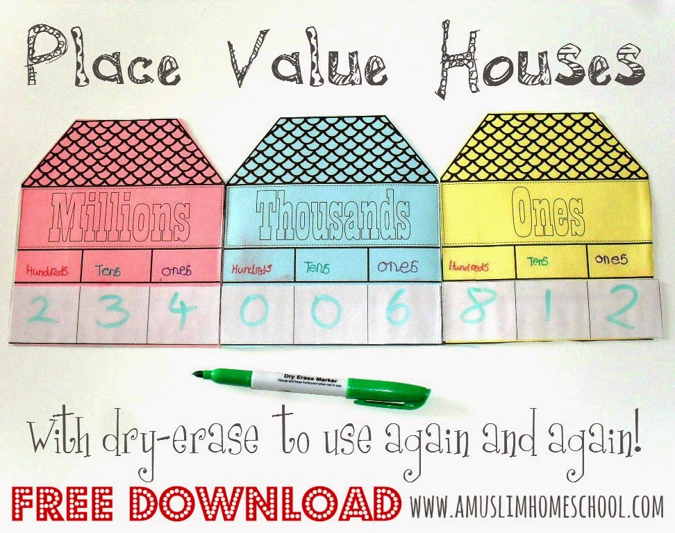 place-value-houses-template