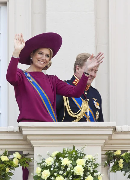 Queen Beatrix, Crown Prince Willem, Princess Maxima, Prince Constantijn, Princess Laurentien, Princess Margriet