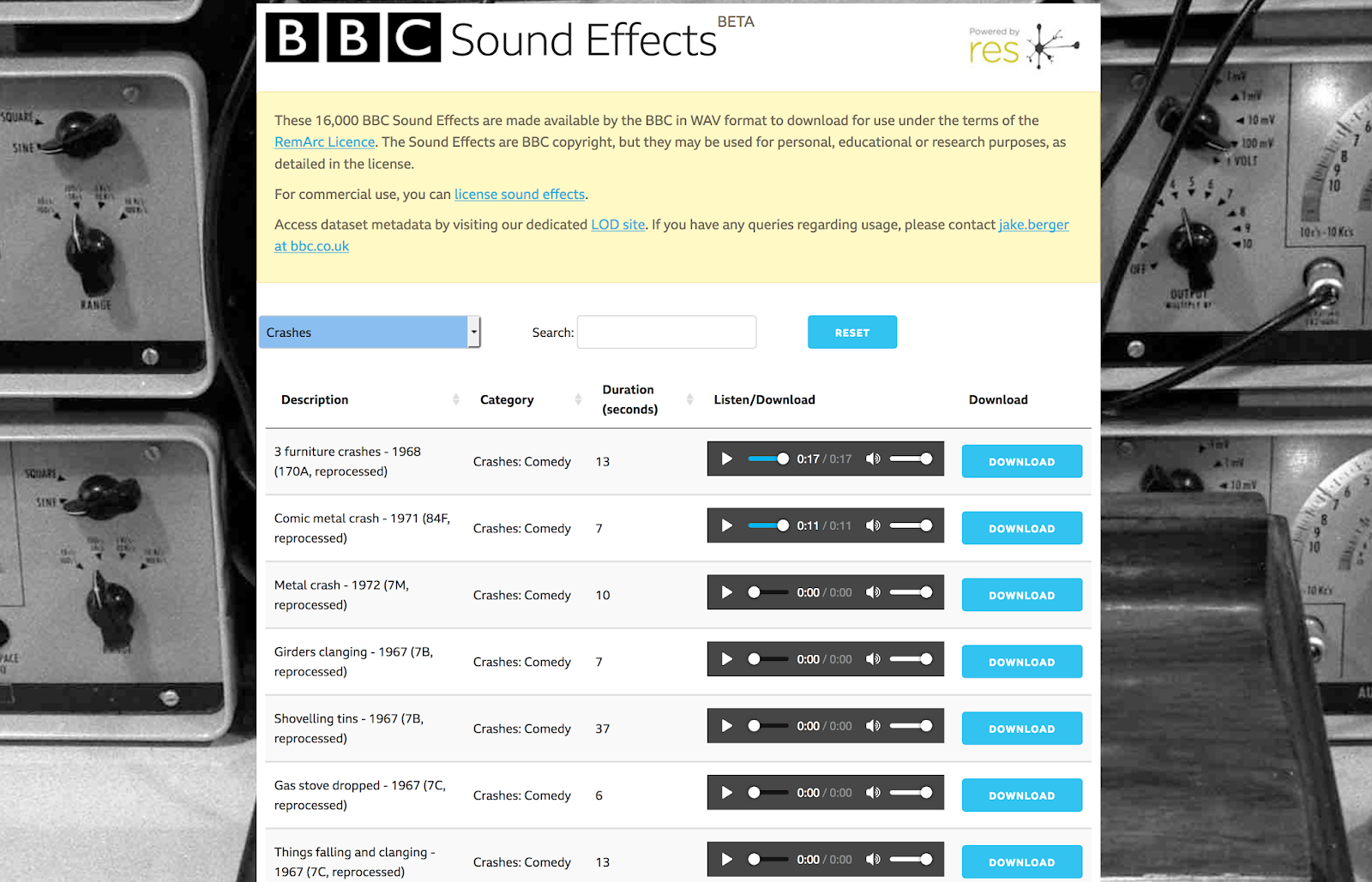 Effects library. Настройка Sound Effects. FINDSOUNDS. Network Sound Effects Library. Beta bbc.