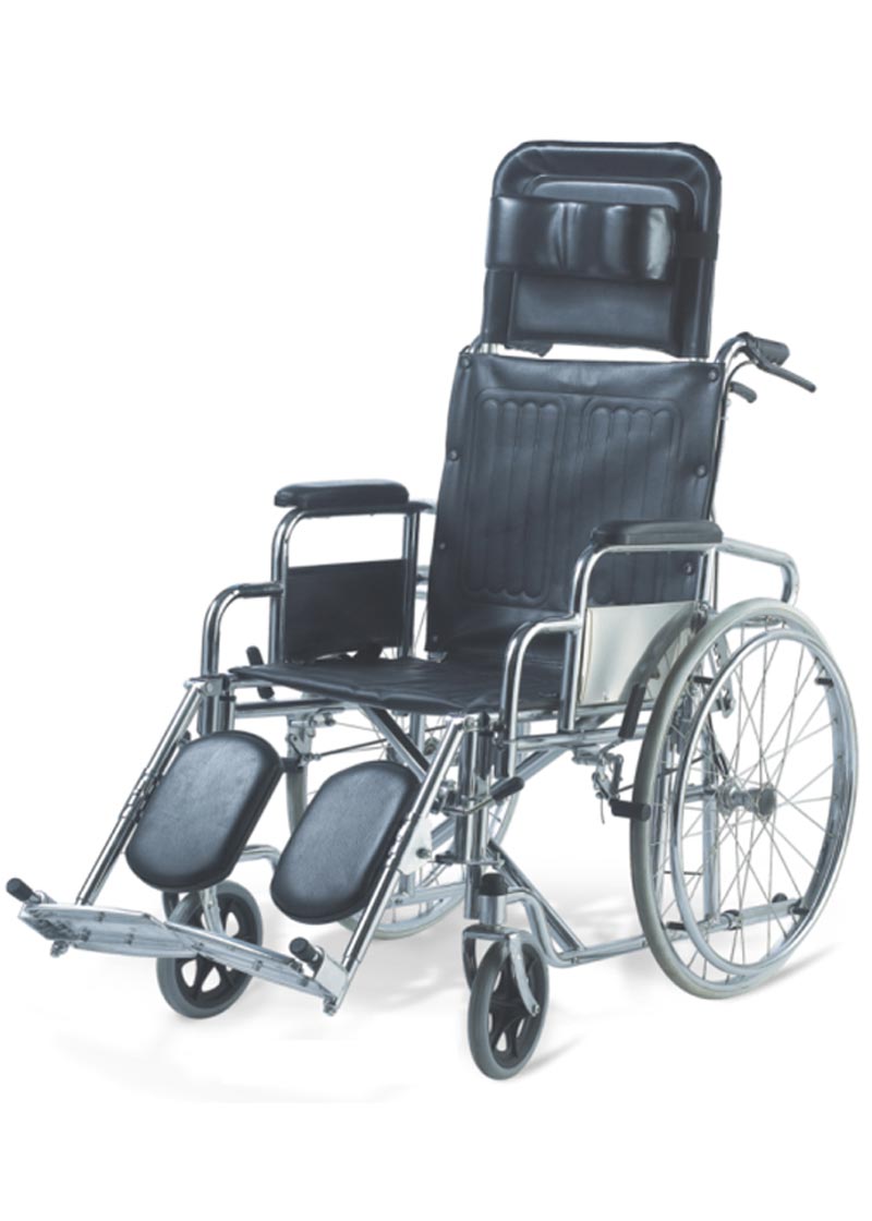 Reclining Wheelchair 901 GC Provide Smooth Mobility for Elderly