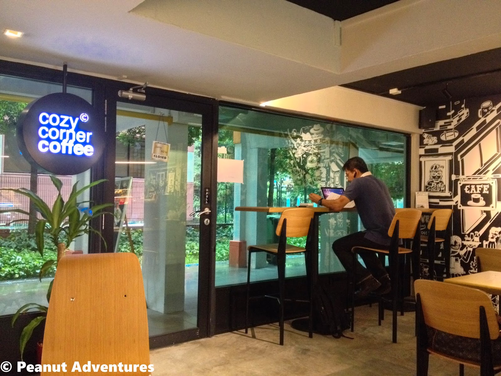 Peanut Adventures COZY CORNER COFFEE CAFE OUTRAM PARK