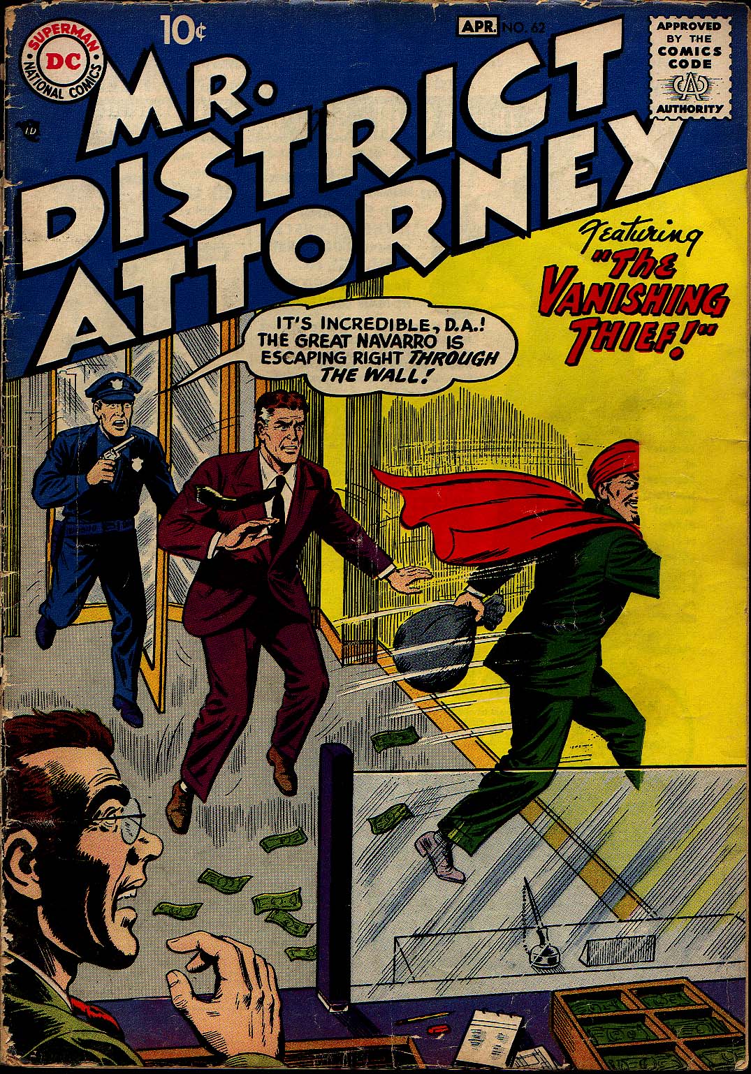 Read online Mr. District Attorney comic -  Issue #62 - 1