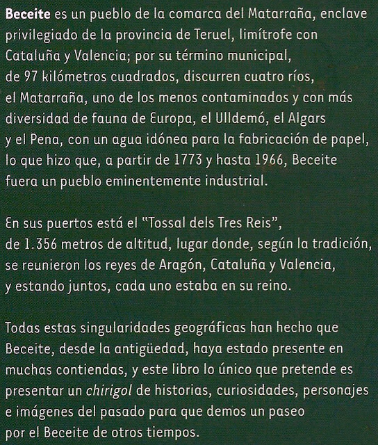 Beceite, tozal, tossal, tres reis, tres reyes, Luis Latorre Albesa Beceite, tozal, tossal, tres reis, tres reyes, Luis Latorre Albesa