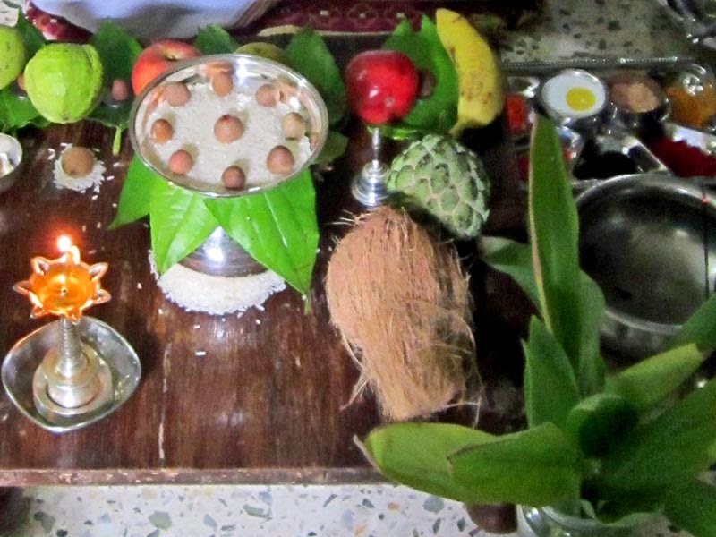 Hindu religious ritual items