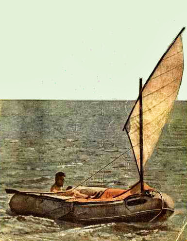 Alain Bombard 1952 Γάλλος βιολόγος, γιατρός