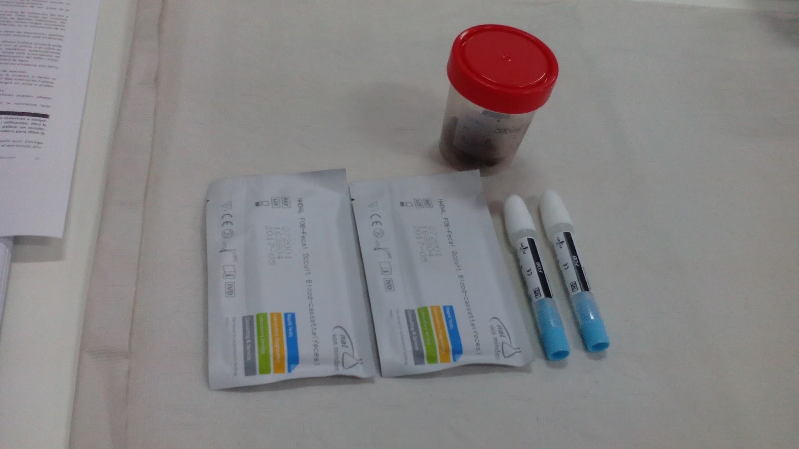 PRÁCTICA 23. TEST PARA SANGRE OCULTA EN HECES