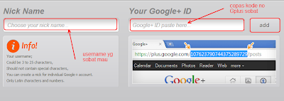 ganti username google plus