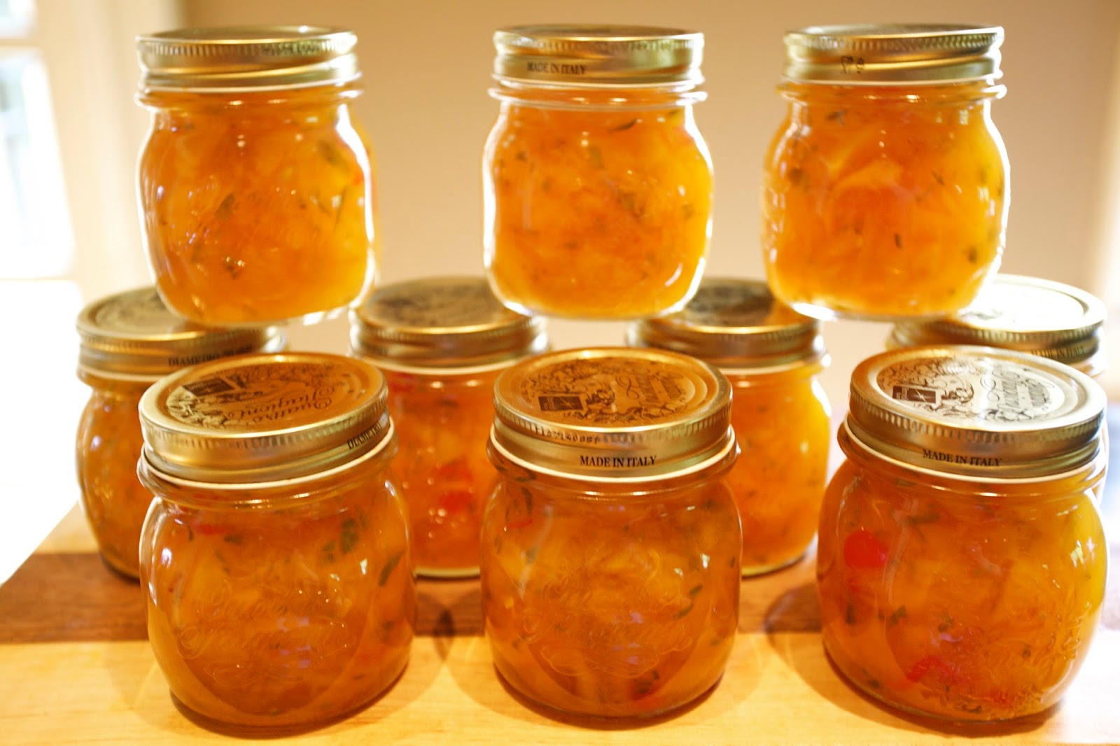 Peach and Pepper Jam