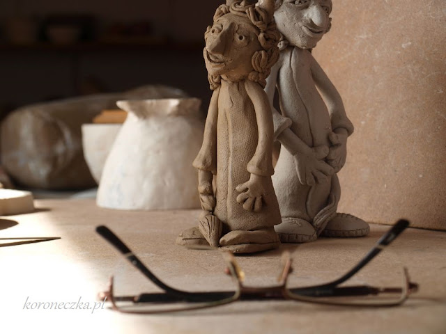 Ceramiczne figurki - dwa diabły