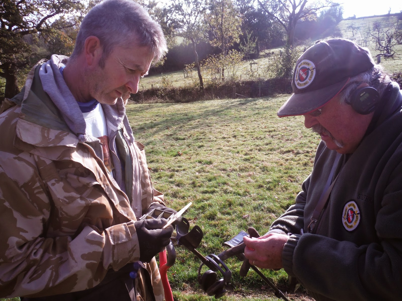 Classical Journey East Devon Metal Detecting Club dig at Colyford
