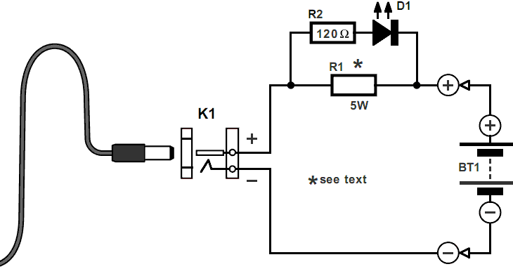 NiCd Battery Charger Circuit Diagram