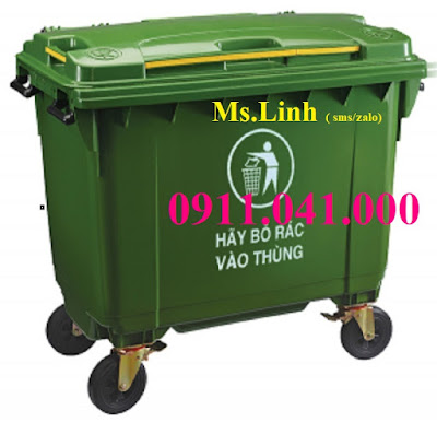 Phân phối bán thùng rác công cộng  đươc làm từ nhựa thân thiện với môi trường 300x300_thung-rac-nhua-660-lit-1