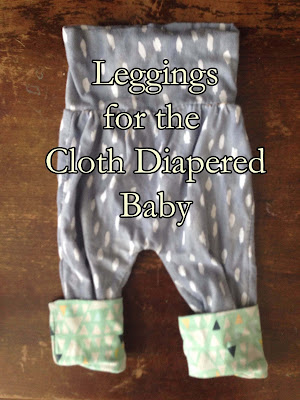 Kitty Adventures: Leggings for the Cloth Diapered Baby