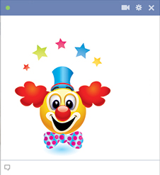 Clown Facebook Emoticon
