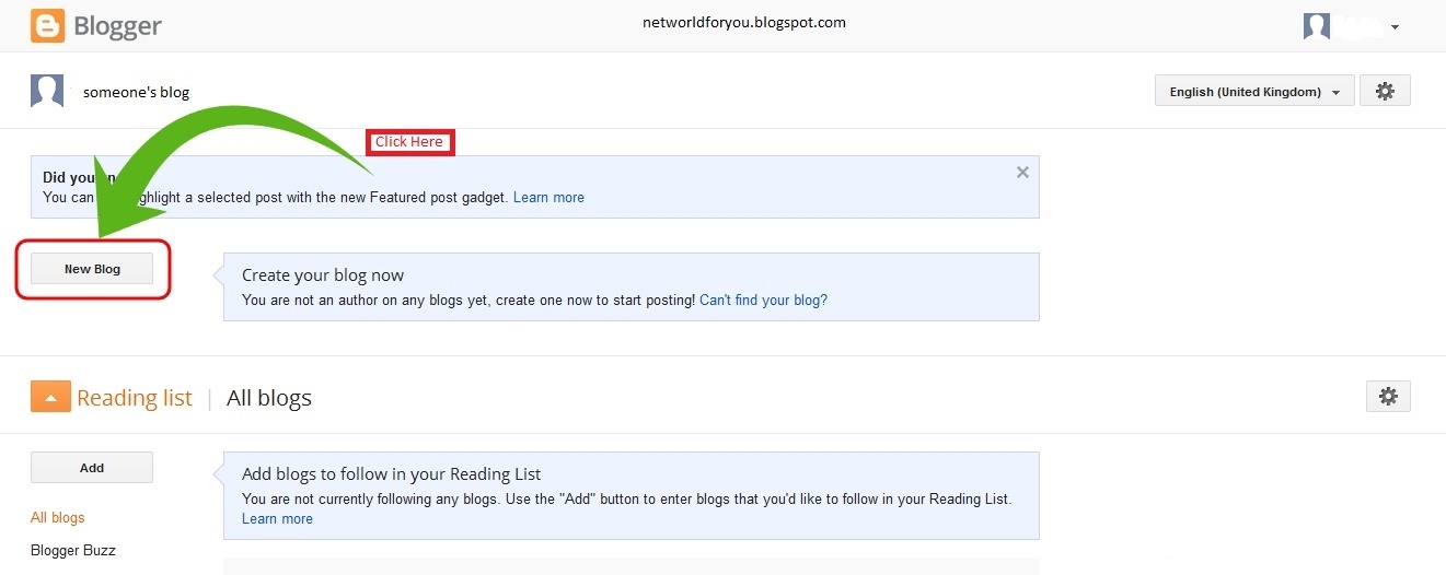 How to create a free website using blogger.