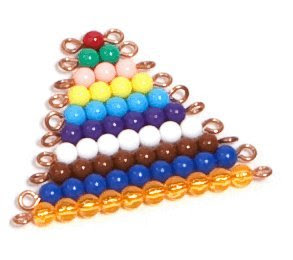 Montessori Colored Bead Stair
