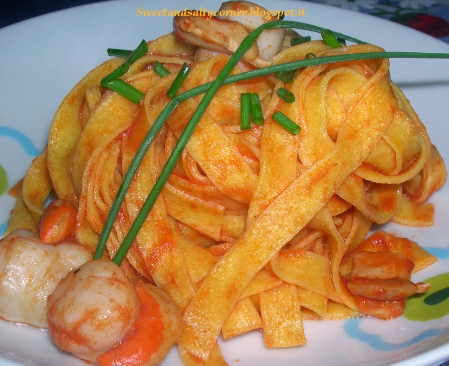 tagliatelle alle capesante