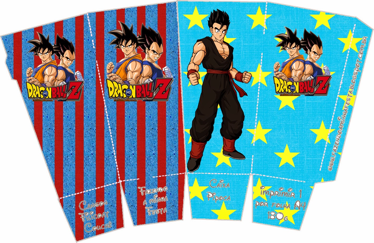 Dragon Ball Z Free Printable Boxes Oh My Fiesta In English Dragon Ball Z Free Printable Boxes Oh My Fiesta In English
