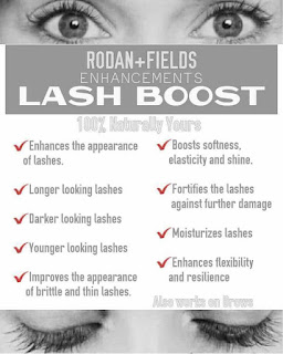 Lash Boost - Longer looking lashes, fuller looking lashes, darker looking lashes, Rodan + Fields 