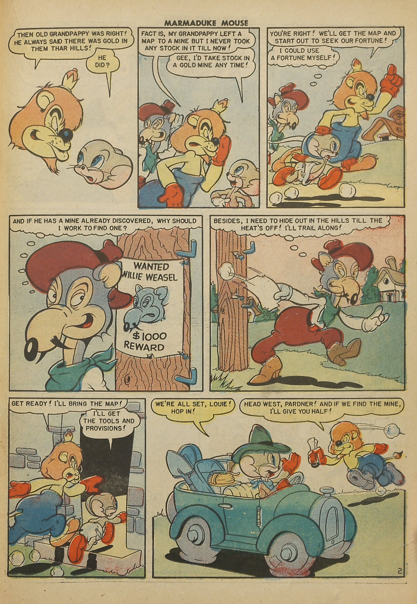Read online Marmaduke Mouse comic -  Issue #50 - 19