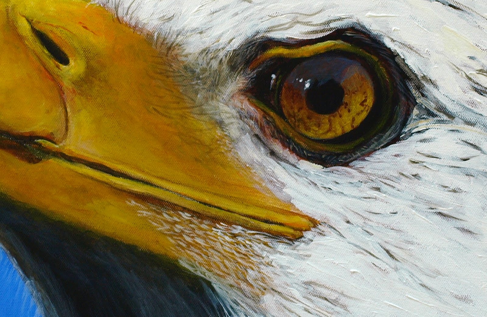 ARTIQUERYROSE BALD EAGLE I FINISHED A PAINTING!!!