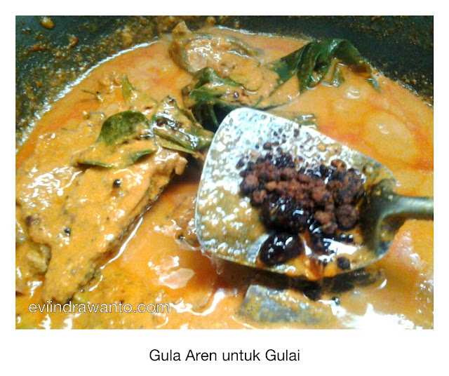 gulai dengan gula aren