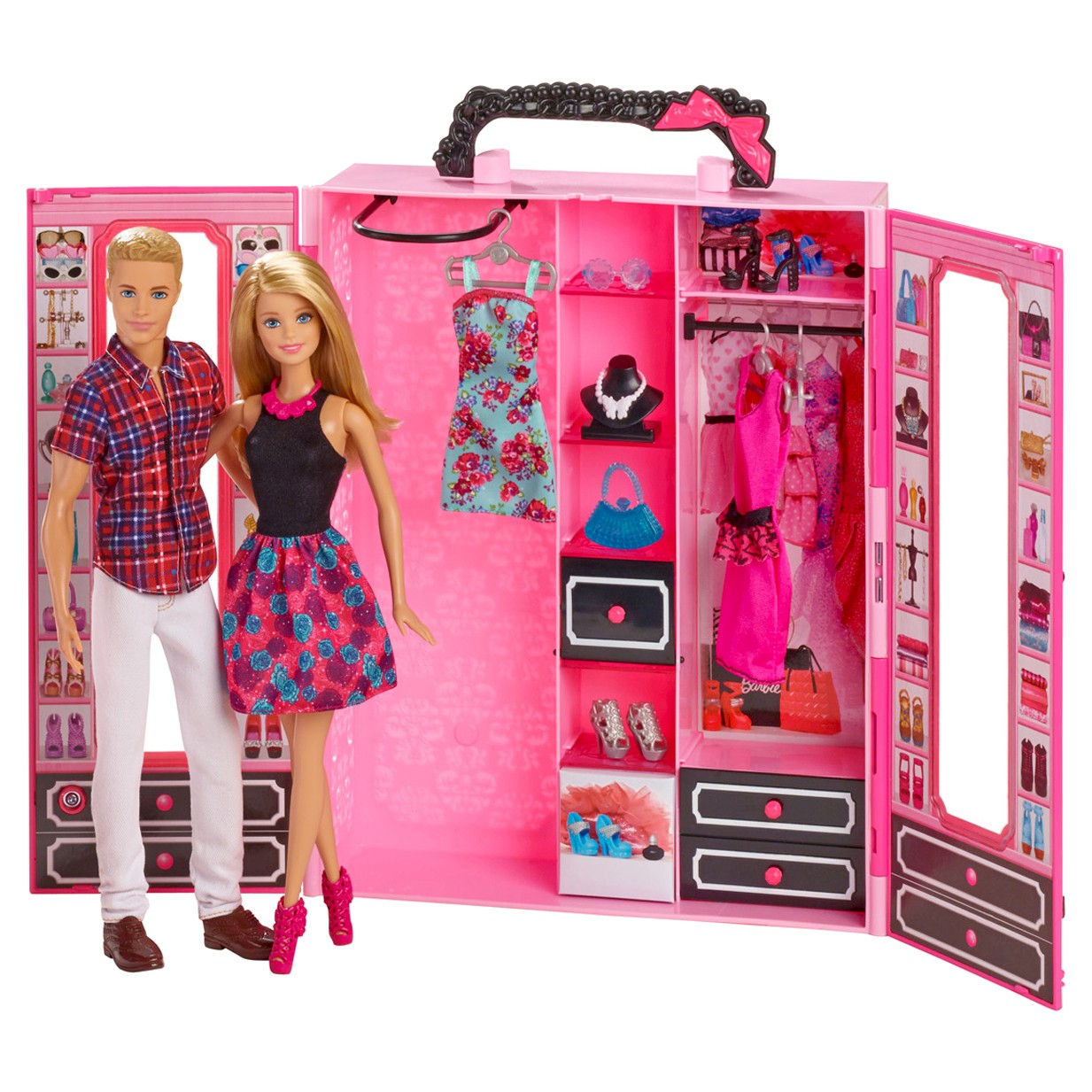 Большой набор кукол. Шкаф для кукол Барби на вайлдберриз. Кукла Барби с гардеробом. Кукла Барби , Кен и их гардероб. Игровой набор Барби Кен кабриолет гардероб.