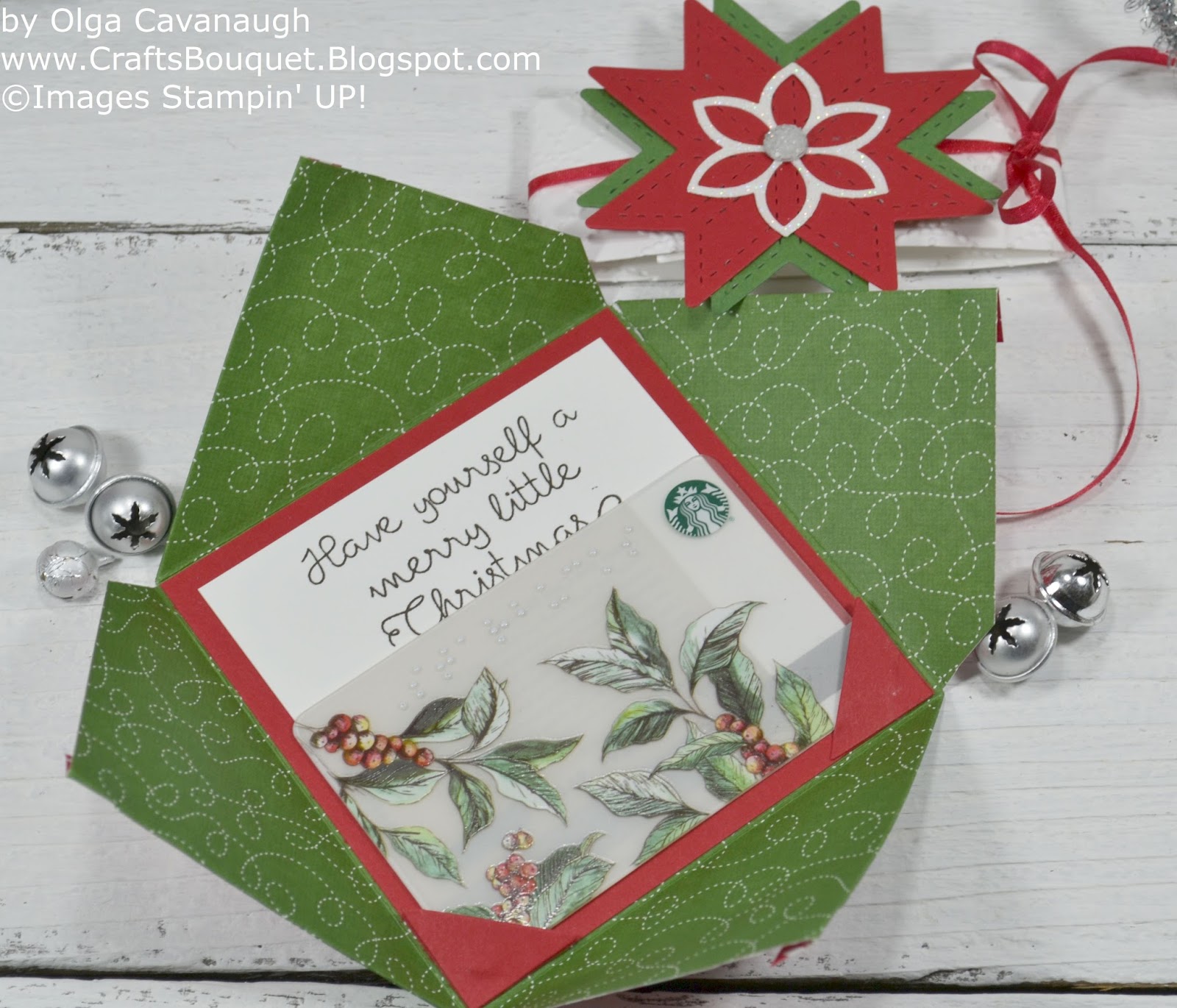 Crafts Bouquet Quilted Christmas Pinwheel Gift Card Holders and Gift Box