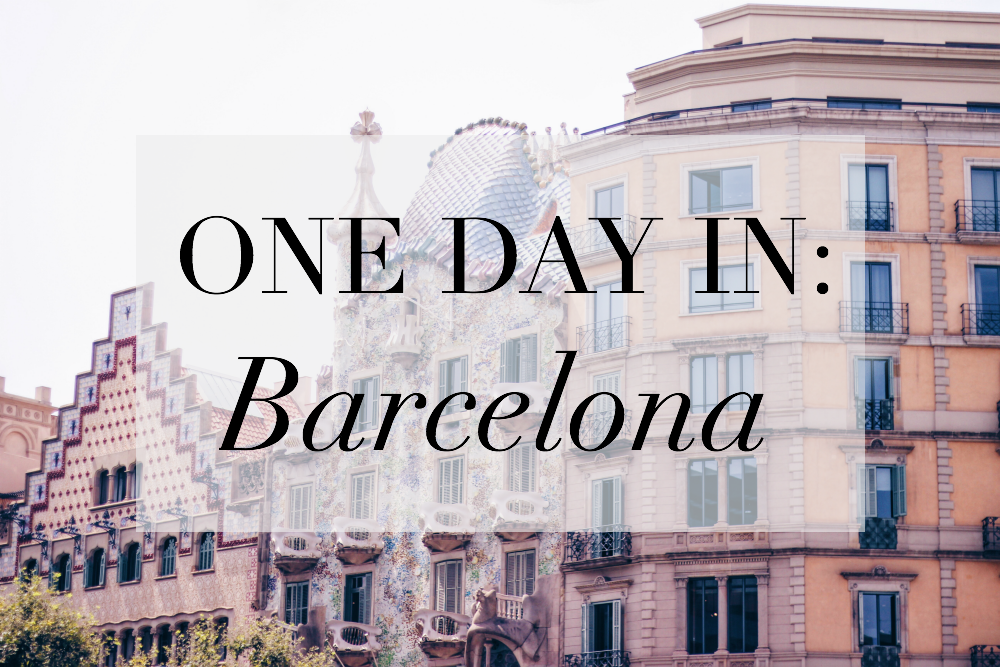 one day in barcelona