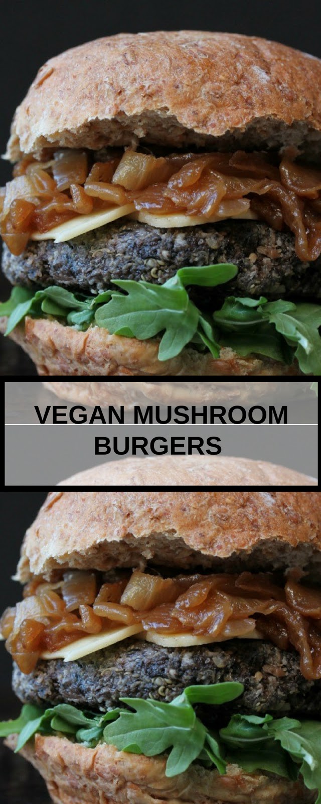 VEGAN MUSHROOM BURGERS Home Delicious Recipe