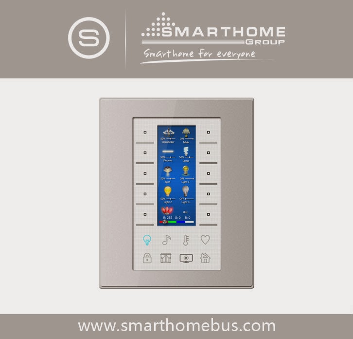 Home Automation System Smart-BUS G4: Lead the Control Panel Smart Bus G4