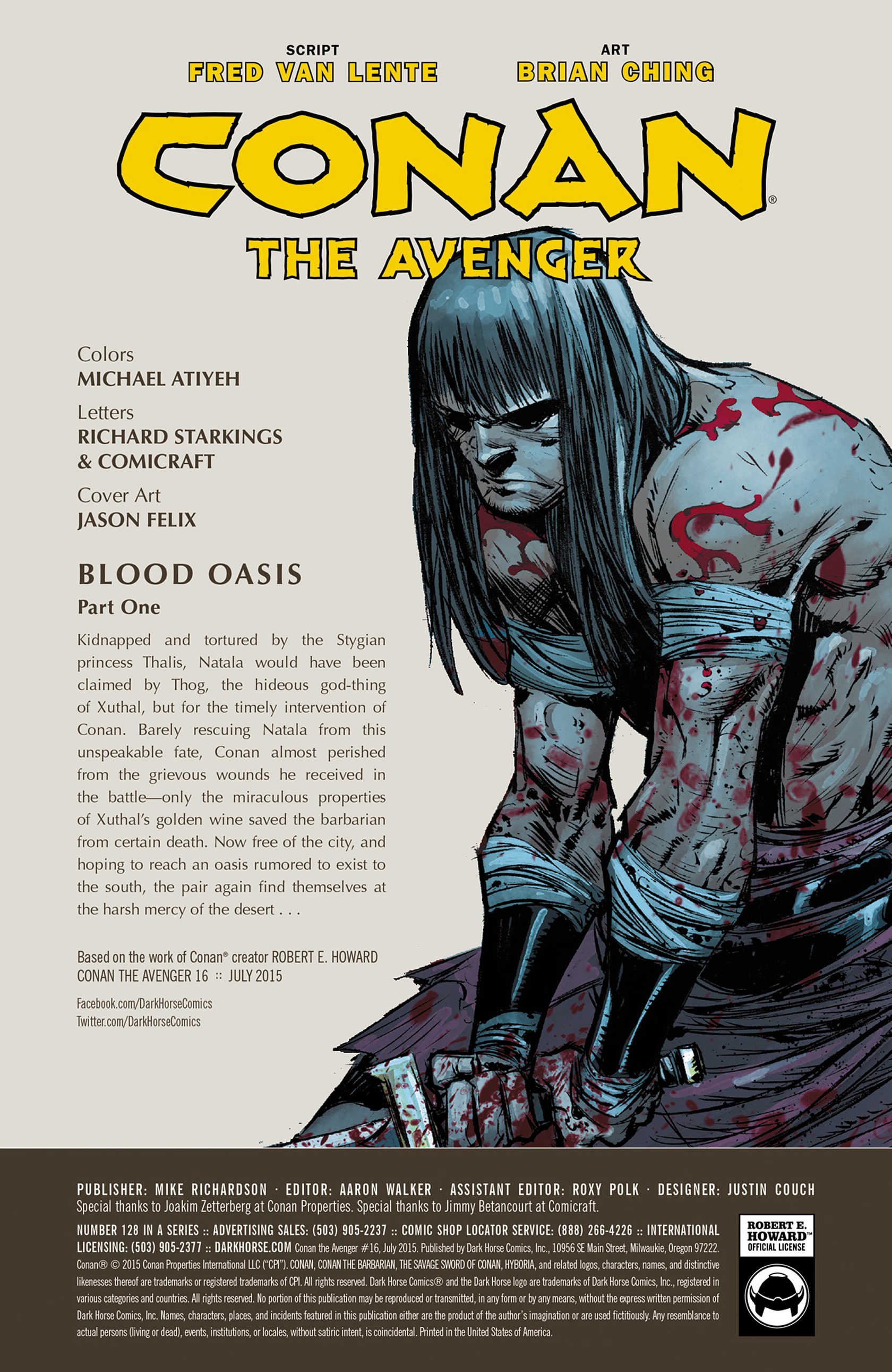 Read online Conan the Avenger comic -  Issue #16 - 2